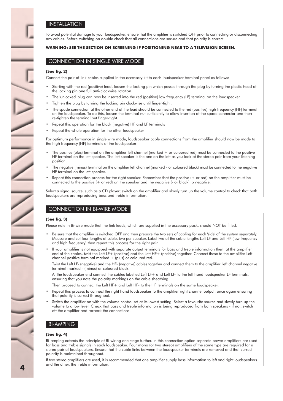 Tannoy Stereo amplifier Dimension User Manual | Page 4 / 10