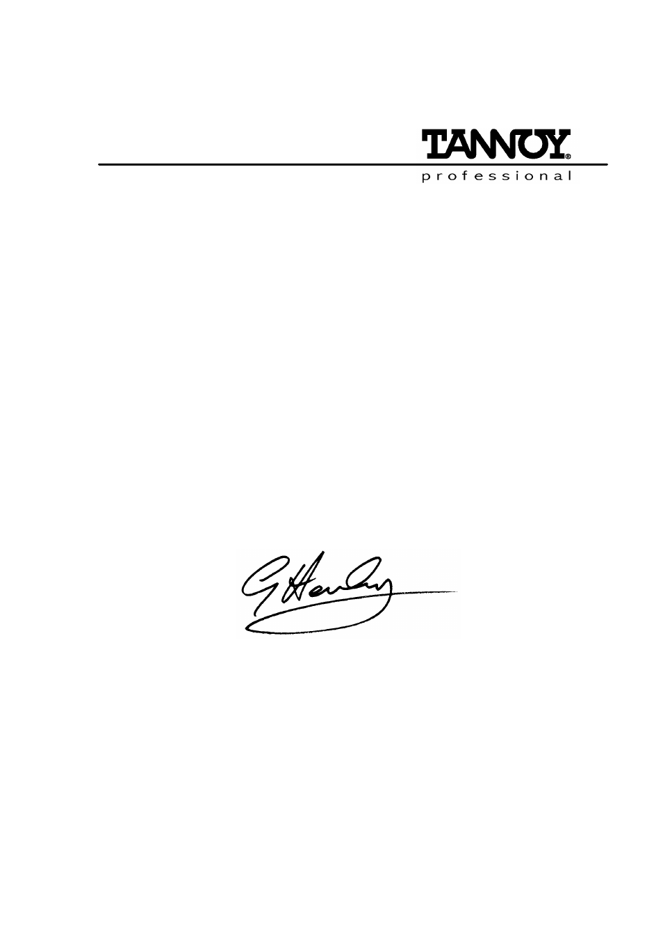 Declaration of conformity | Tannoy Nearfield Monitors Reveal User Manual | Page 16 / 16