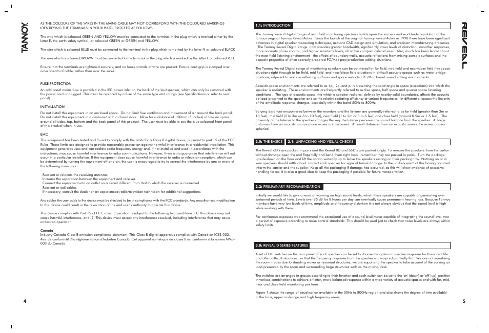 Tannoy 6D 66D & 8D User Manual | Page 3 / 12