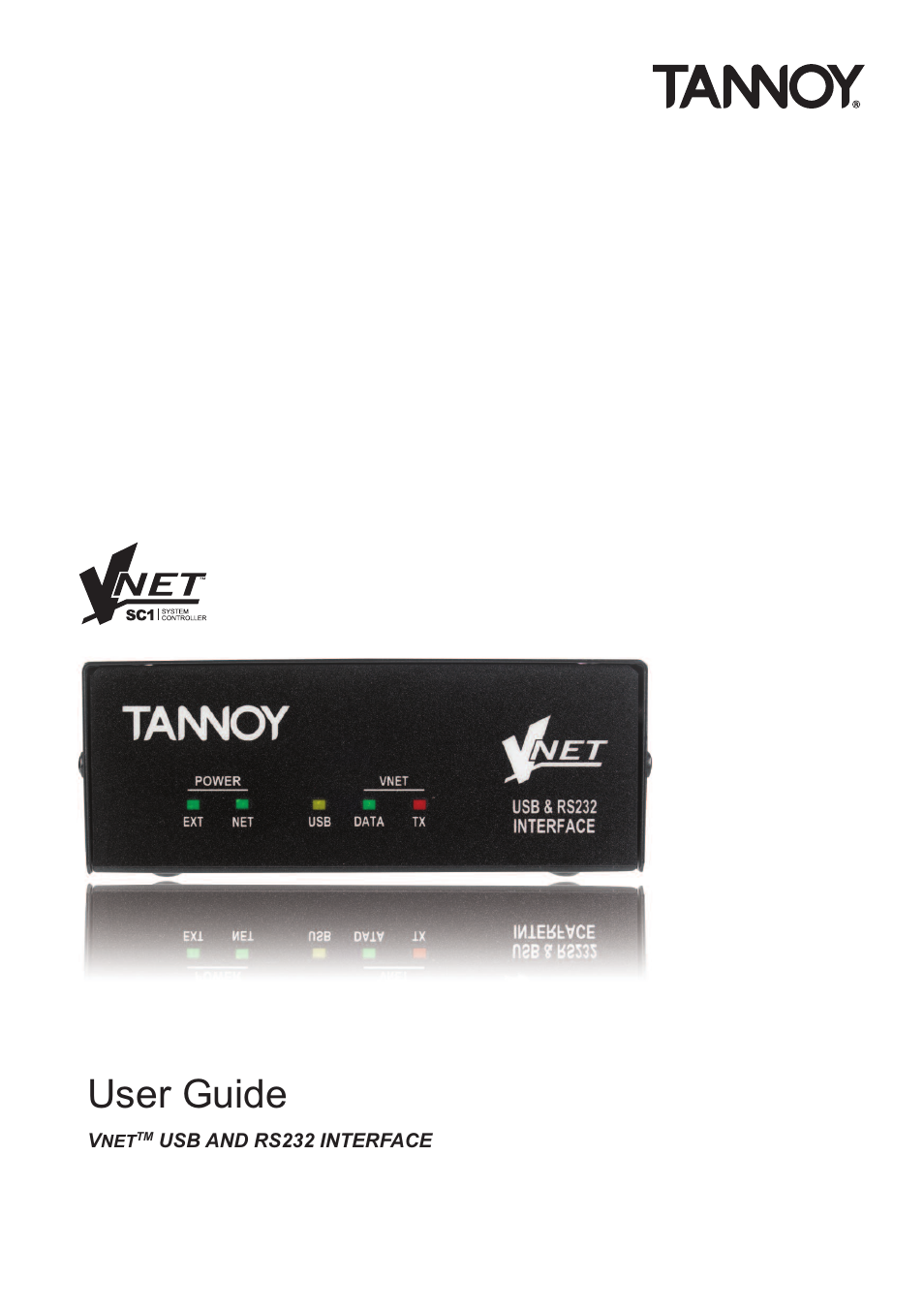 Tannoy VNET SC1 User Manual | 8 pages