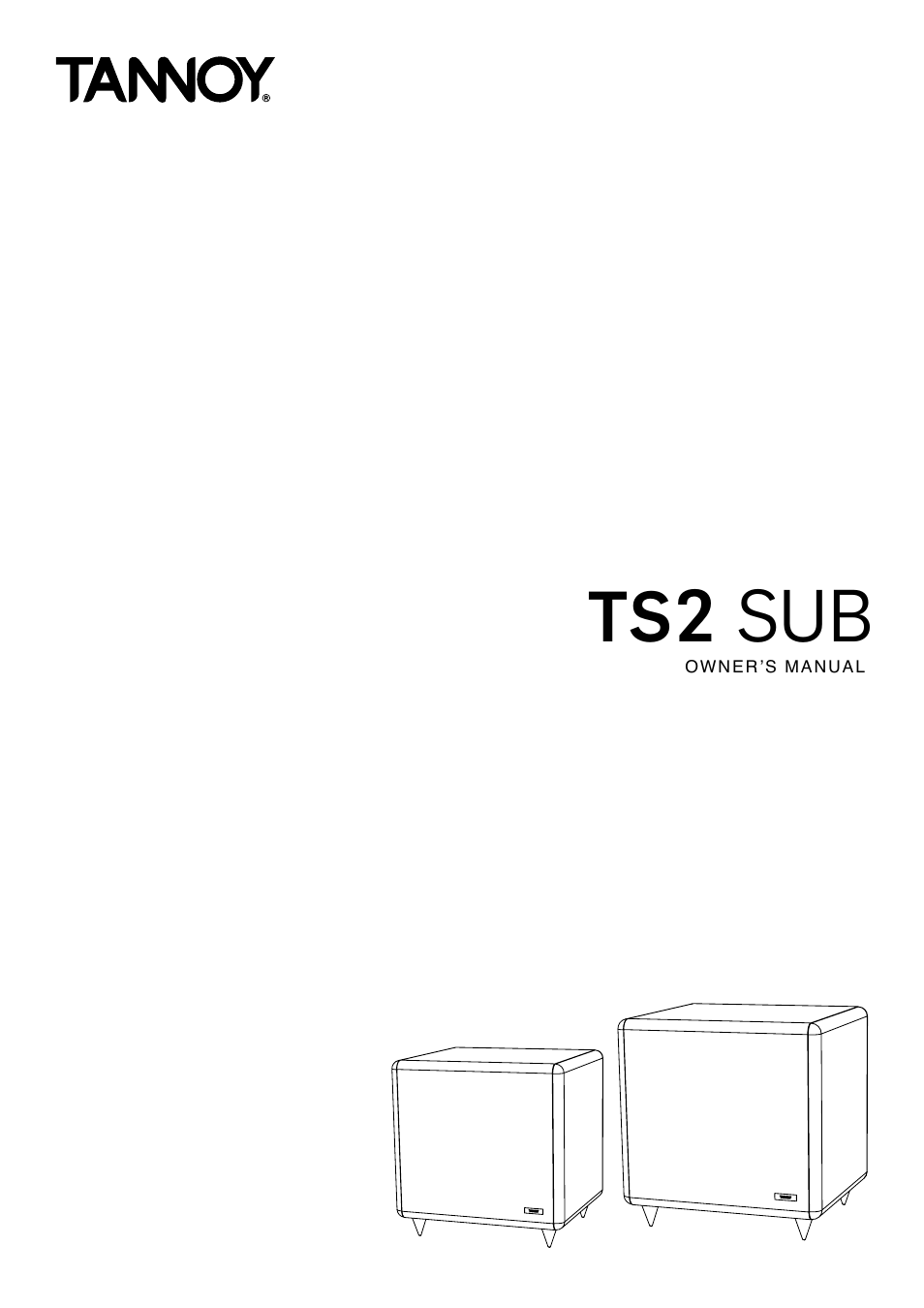 Tannoy TS2 User Manual | 8 pages