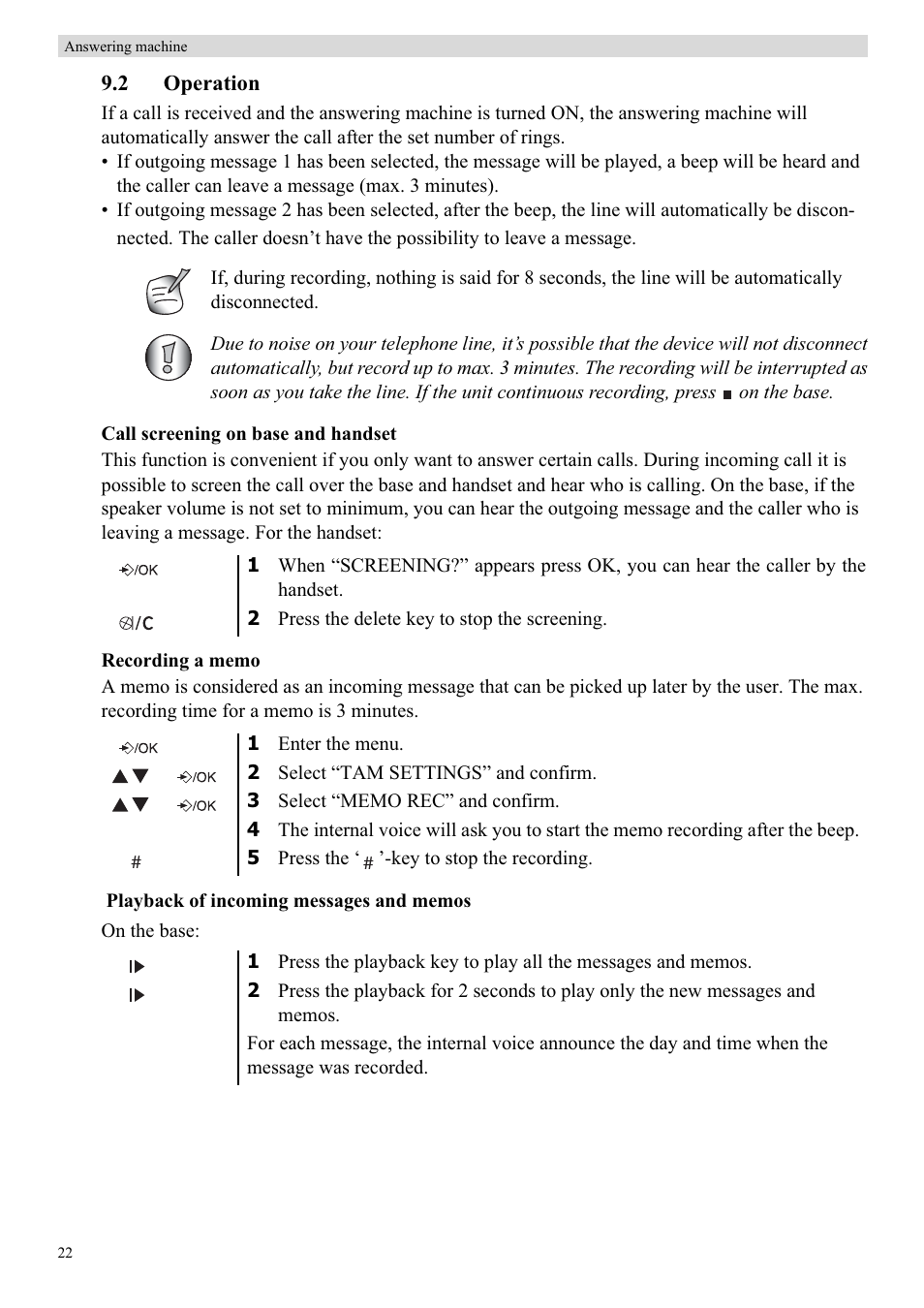 Topcom BUTLER E450 User Manual | Page 22 / 104