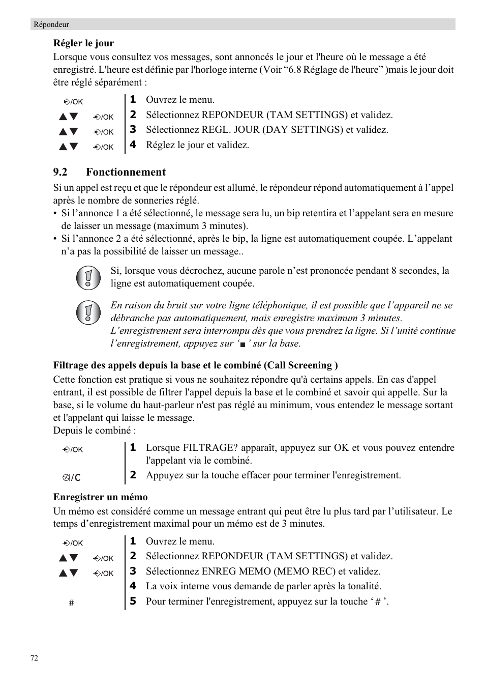 Topcom BUTLER E450 User Manual | Page 72 / 104