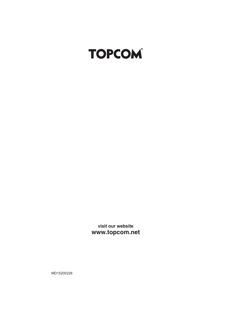 Topcom TOSCA User Manual | Page 20 / 20