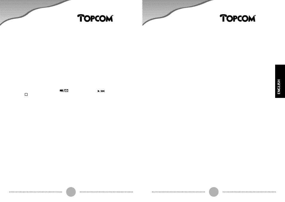 Mira 200, Remote control, Backup battery almost empty | Reset | Topcom MIRA 200 User Manual | Page 15 / 19