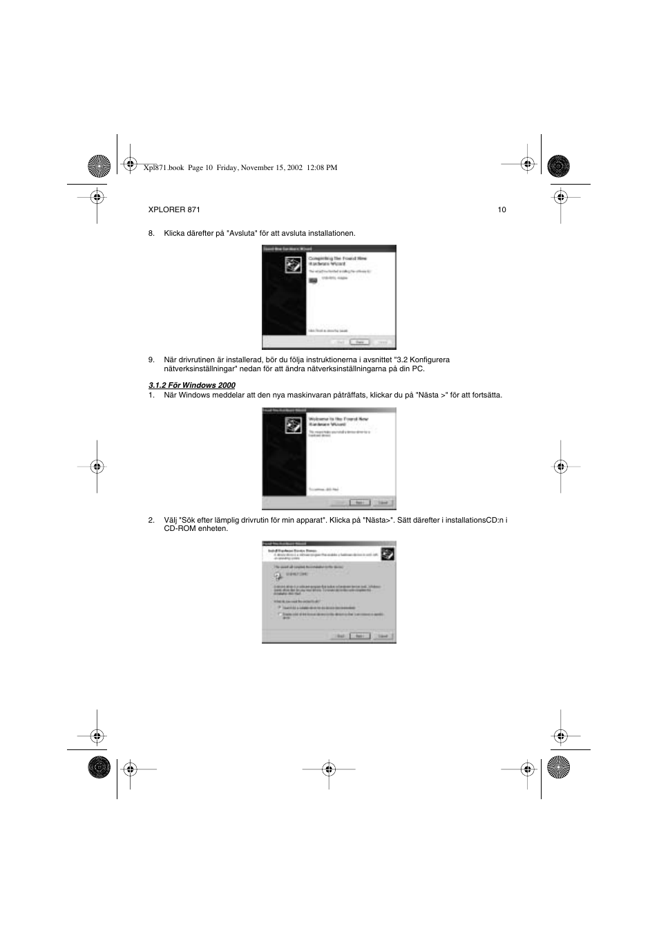 Topcom Xplorer 871 User Manual | Page 10 / 43