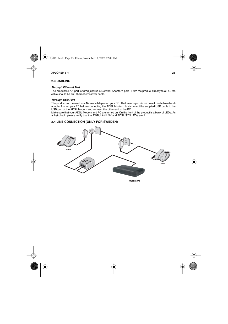 Topcom Xplorer 871 User Manual | Page 25 / 43
