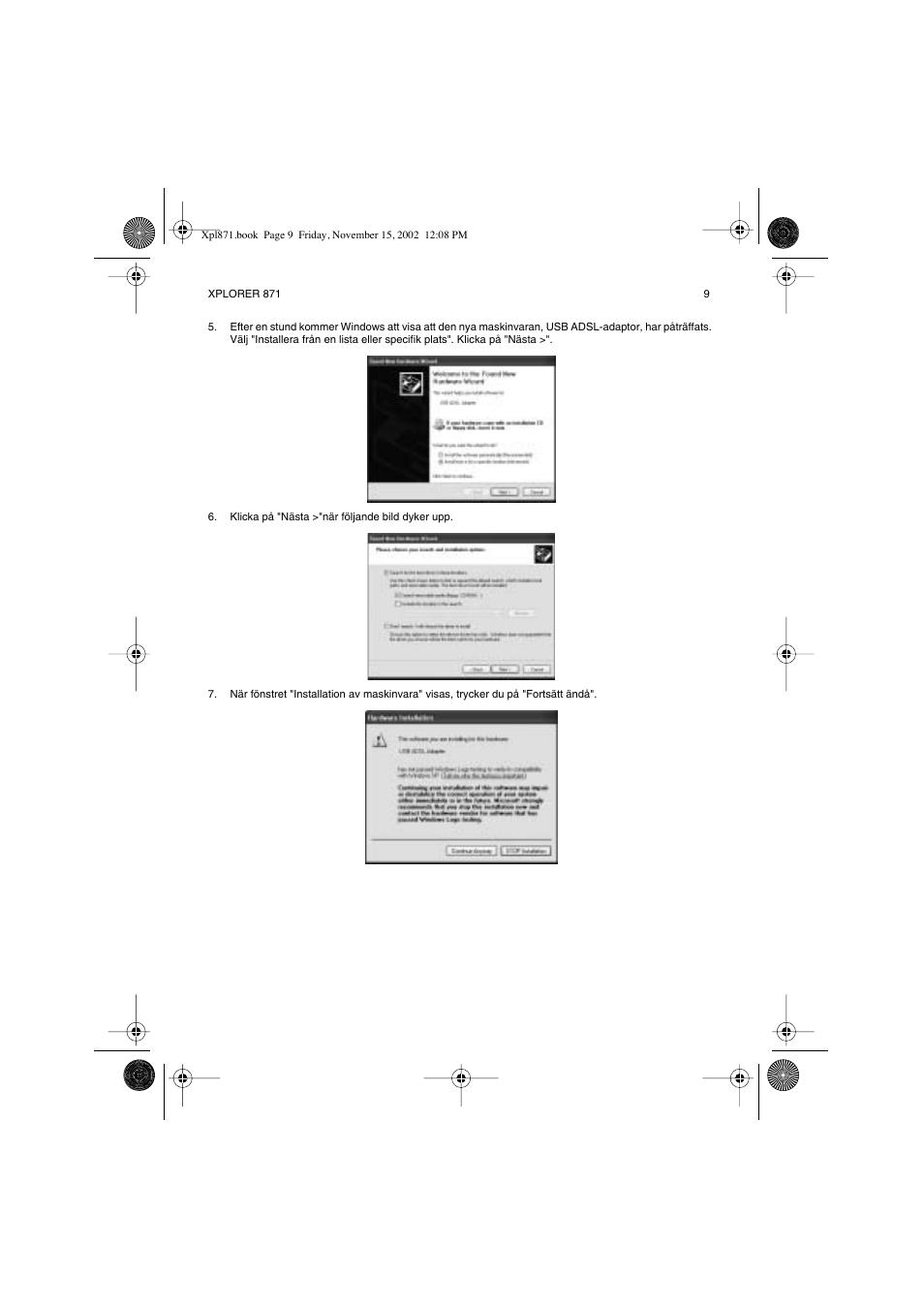 Topcom Xplorer 871 User Manual | Page 9 / 43