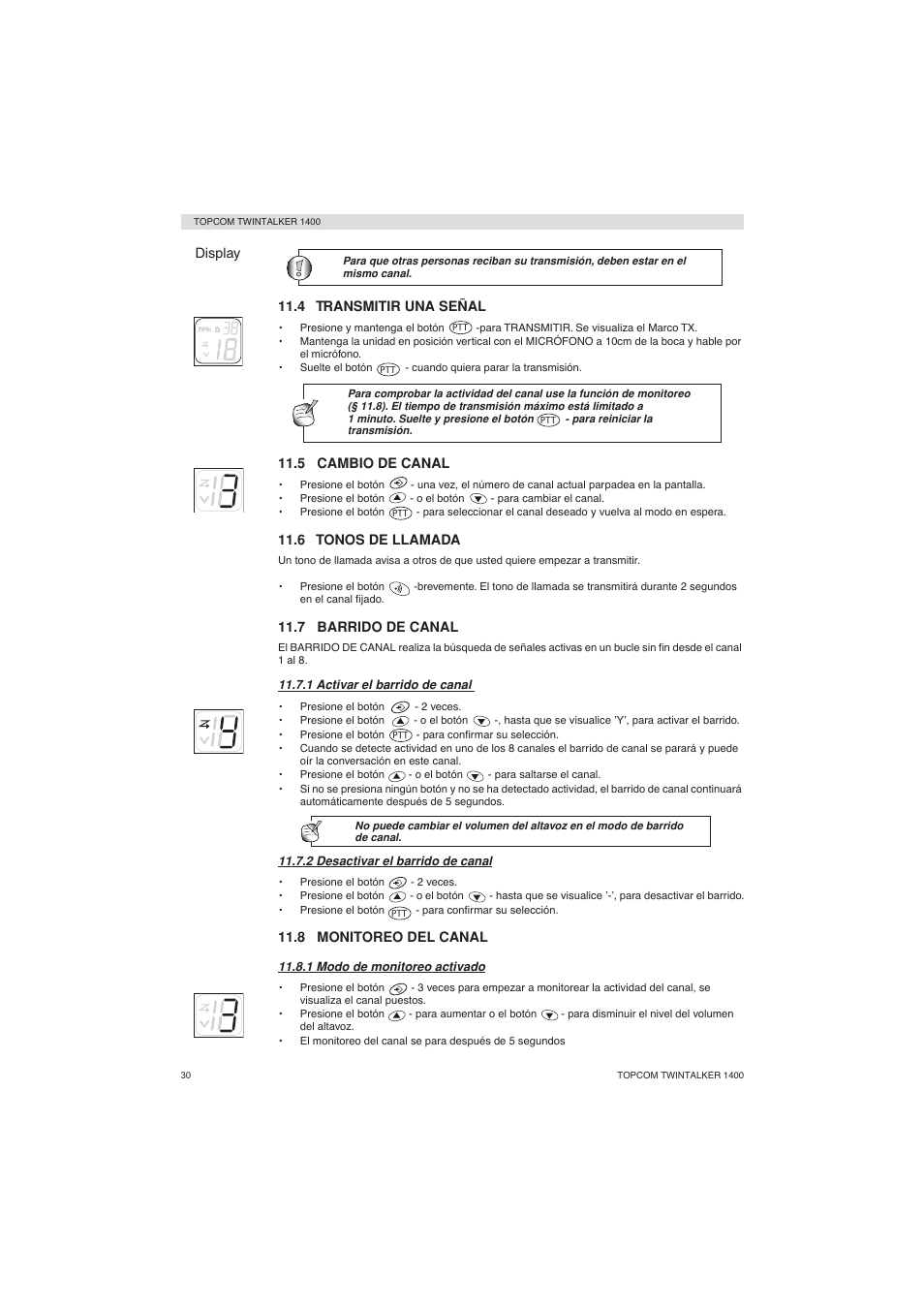 Topcom Twintalker 1400 User Manual | Page 30 / 100