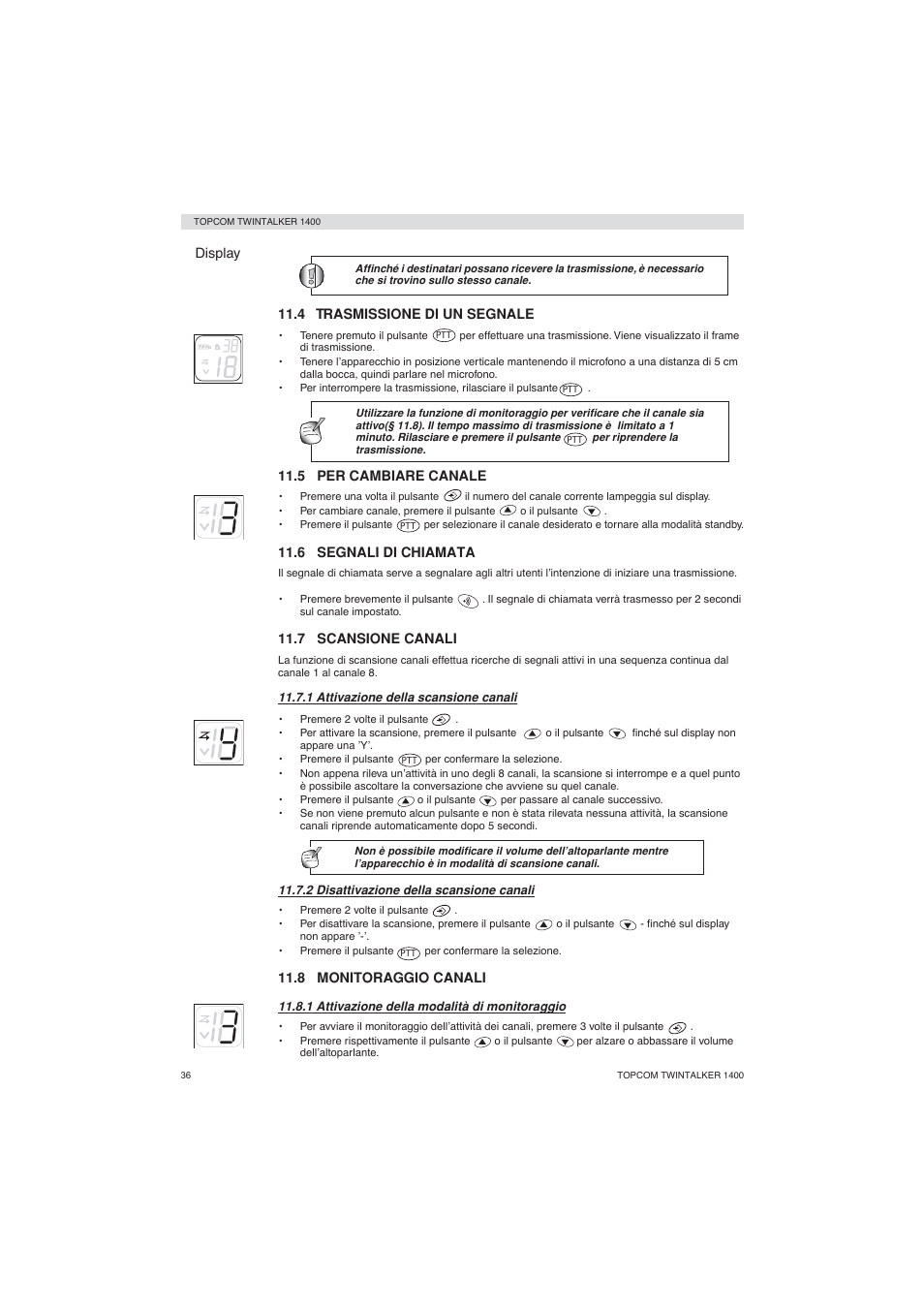 Topcom Twintalker 1400 User Manual | Page 36 / 100