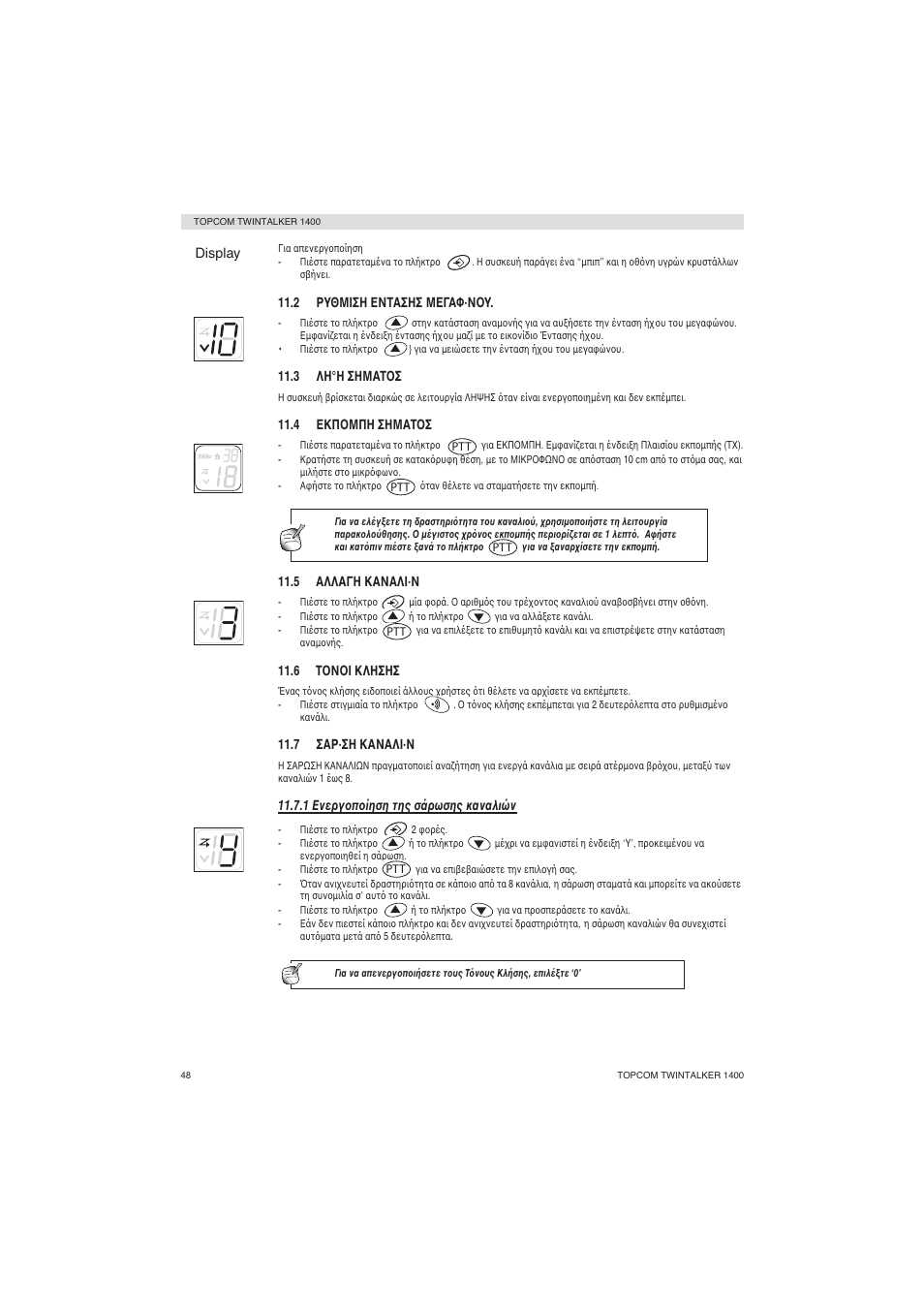 Topcom Twintalker 1400 User Manual | Page 48 / 100