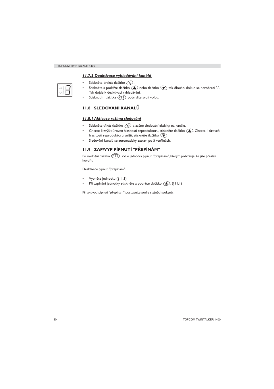 Topcom Twintalker 1400 User Manual | Page 80 / 100