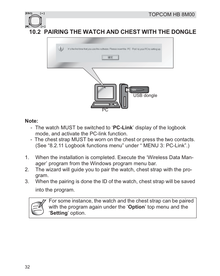 Topcom HB 8M00 User Manual | Page 32 / 40