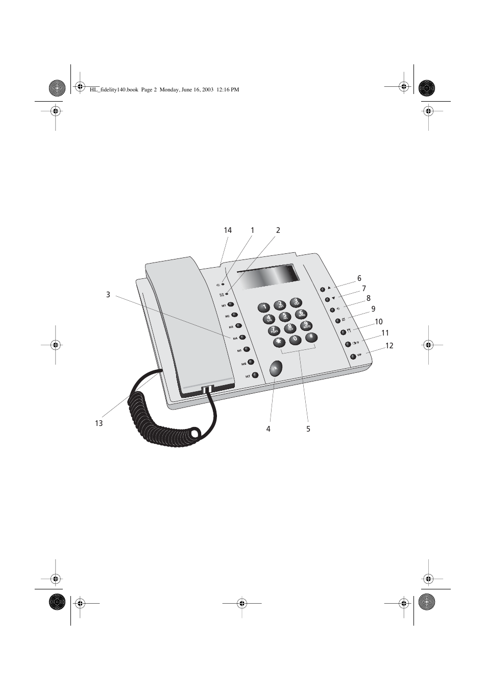 Topcom FIDELITY 140 User Manual | Page 2 / 60