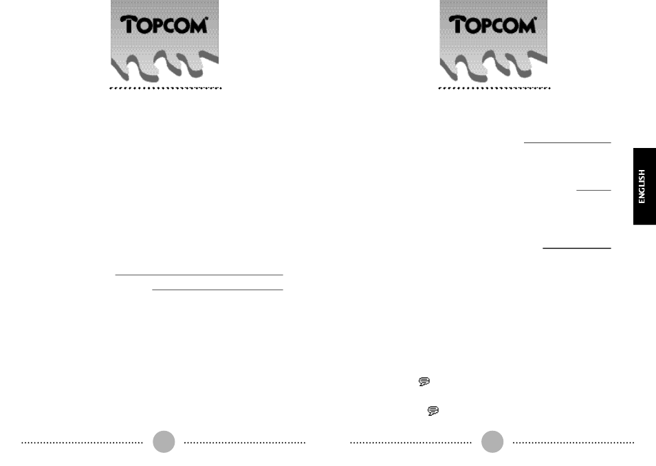 Domo | Topcom D Omo User Manual | Page 5 / 9