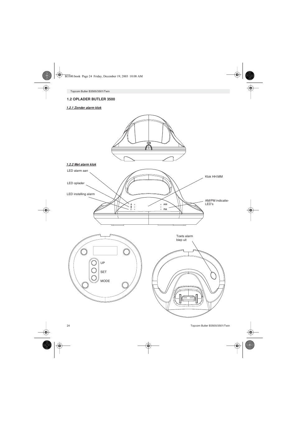 Topcom BUTLER 3500 User Manual | Page 24 / 96