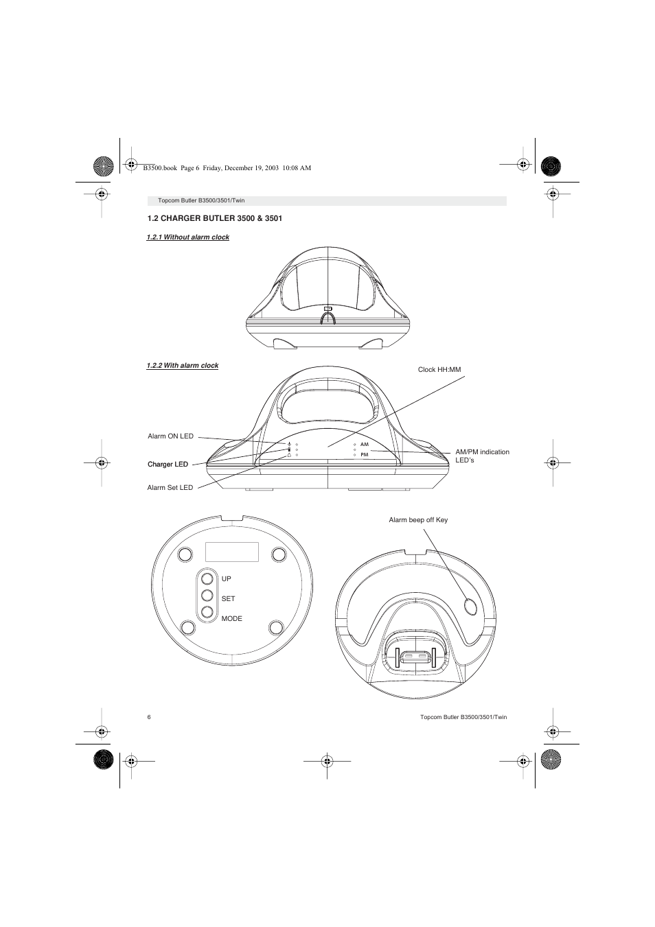 Topcom BUTLER 3500 User Manual | Page 6 / 96