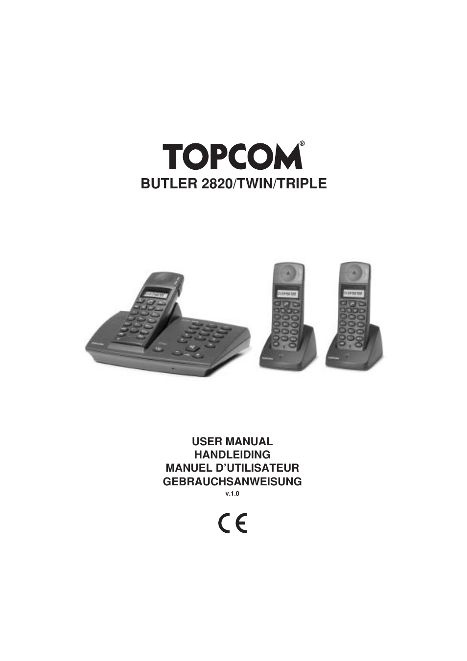 Topcom BUTLER 2820 User Manual | 56 pages