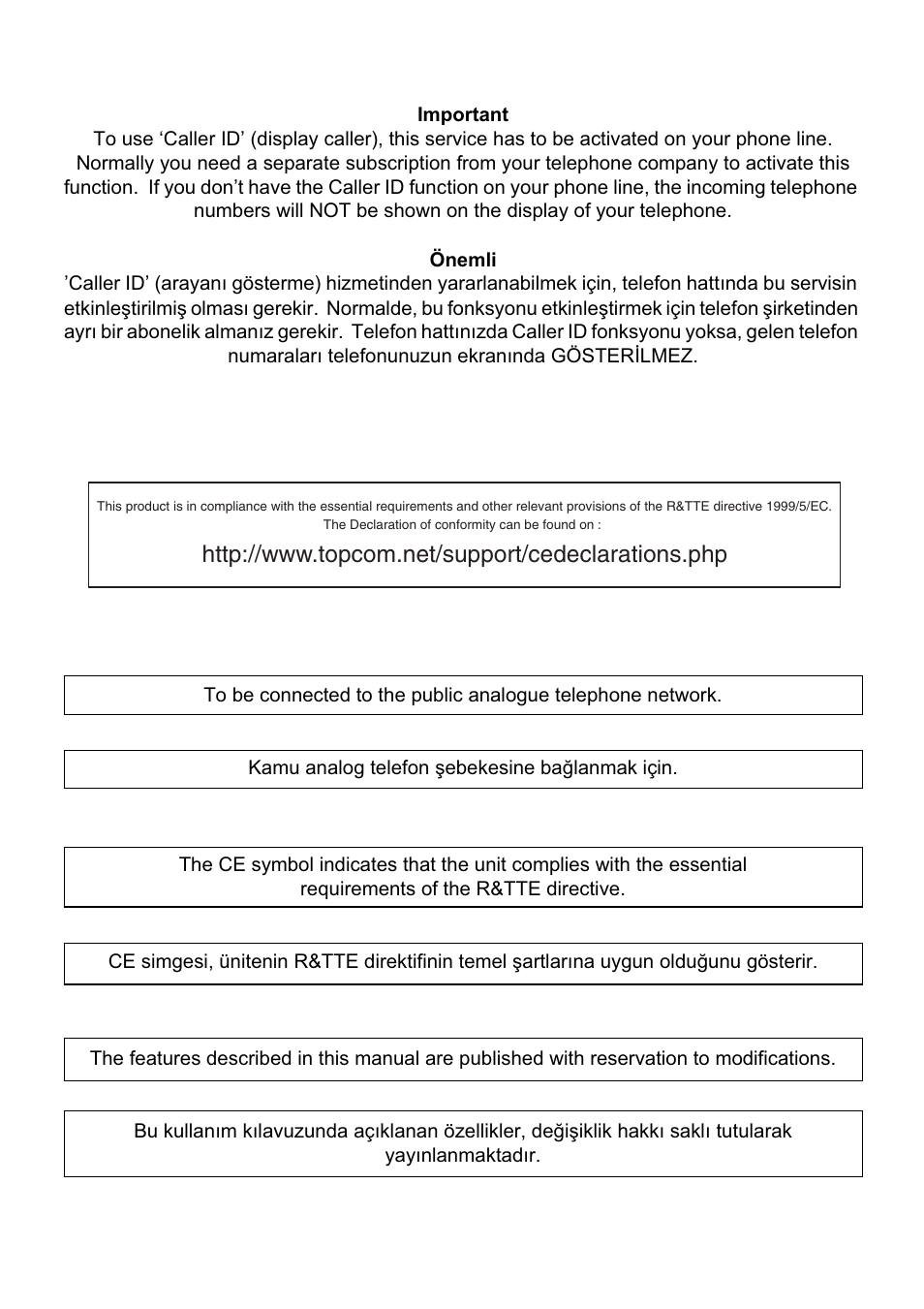 Topcom BUTLER 4056C User Manual | Page 2 / 72