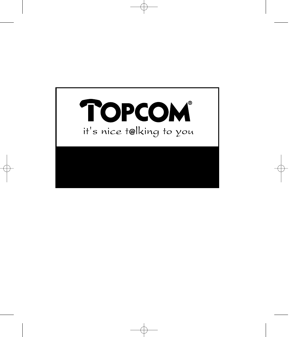 Topcom PHONEMASTER 150 User Manual | Page 29 / 29