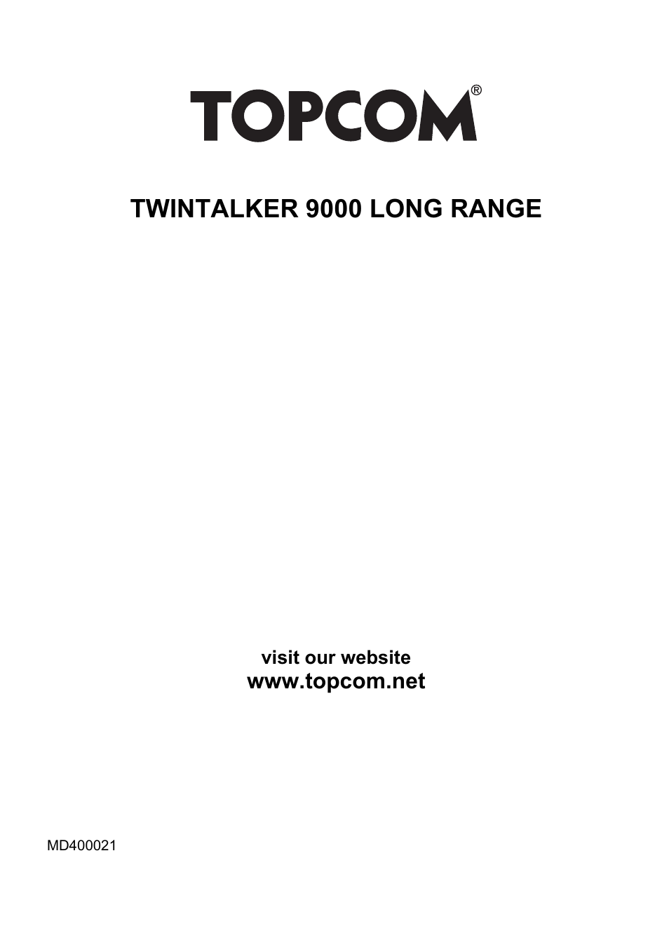 Twintalker 9000 long range | Topcom 9000 User Manual | Page 28 / 28