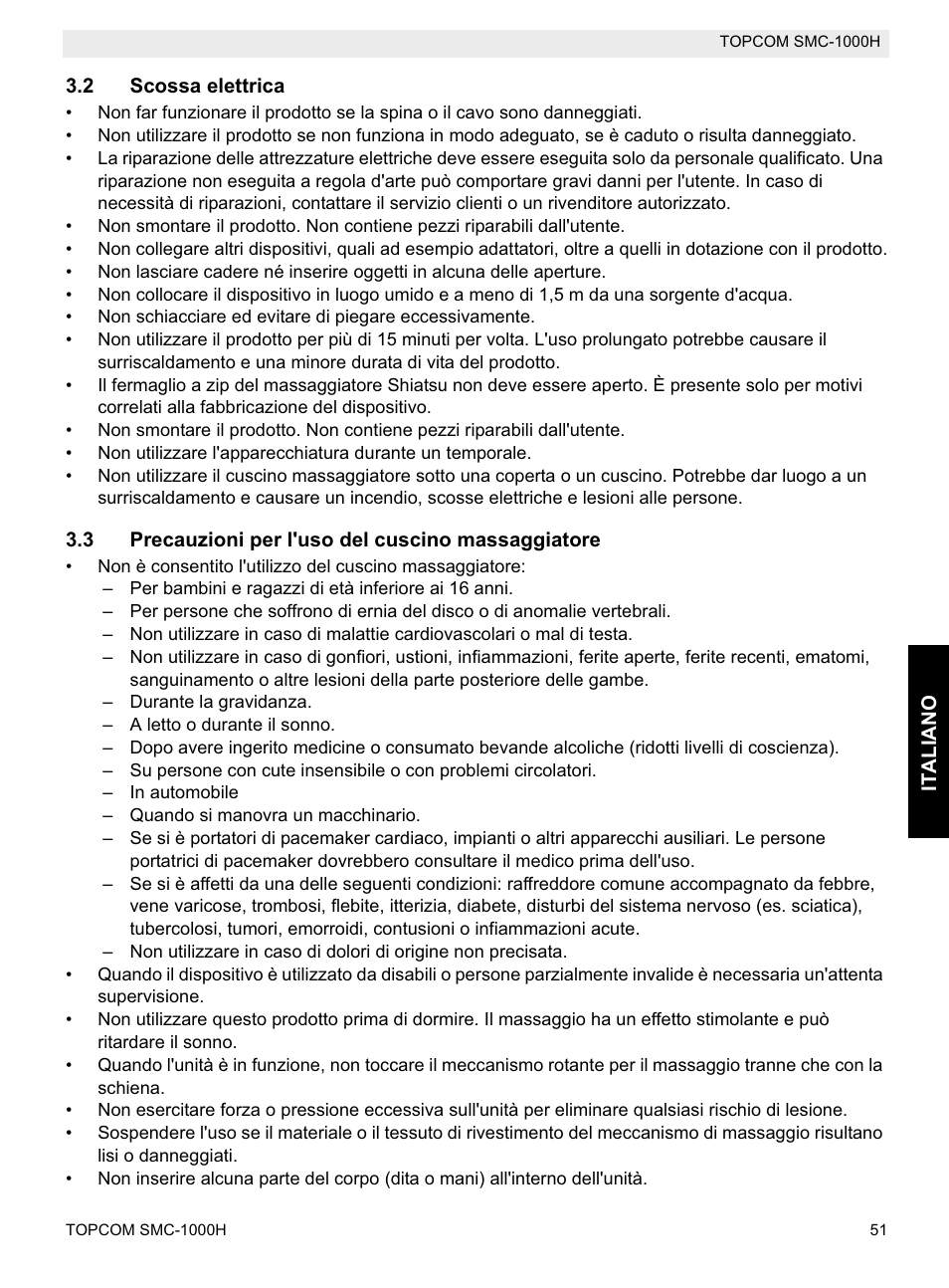 Topcom SMC-1000H User Manual | Page 51 / 92