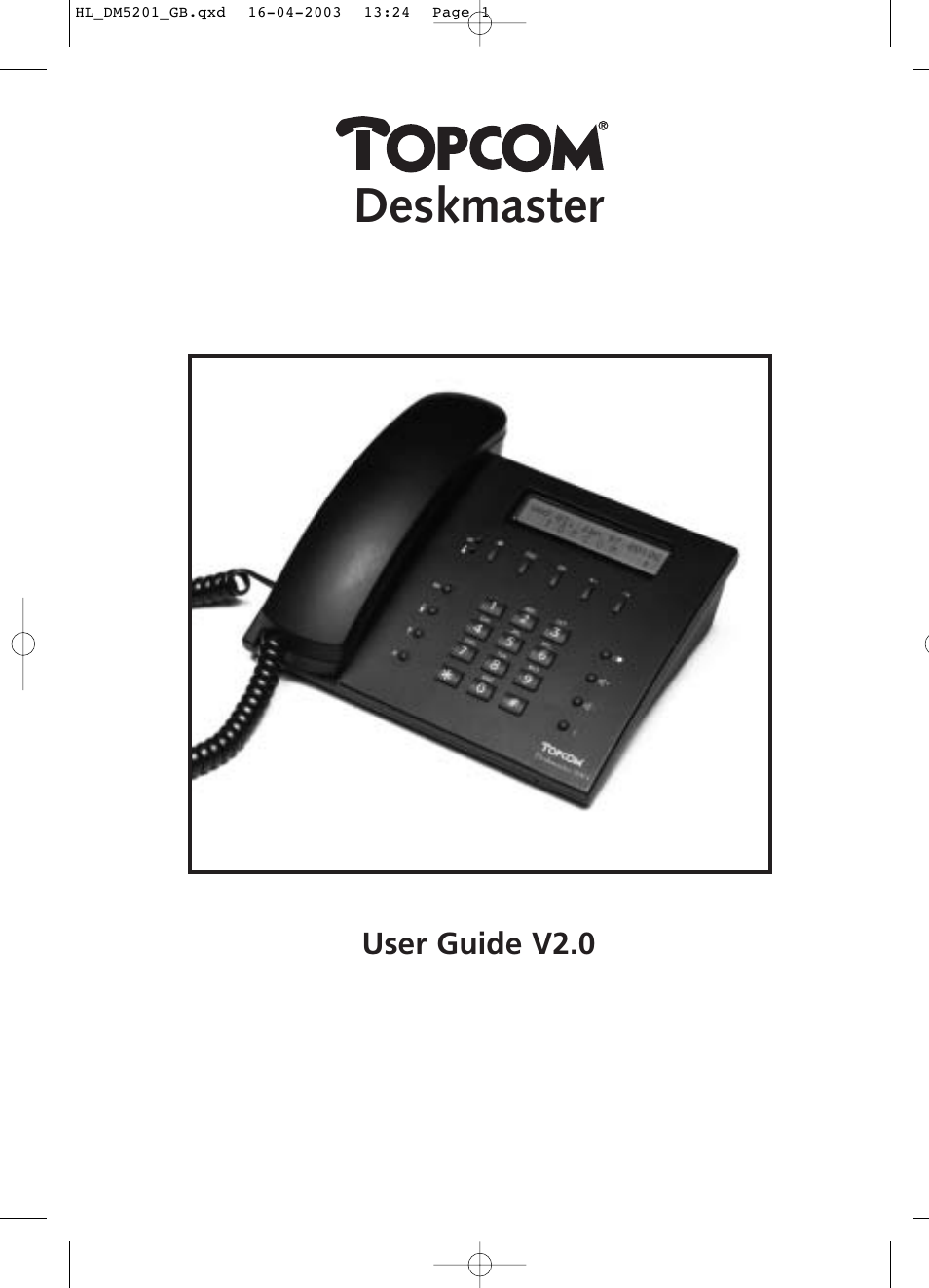 Topcom DESKMASTER 520 User Manual | 52 pages