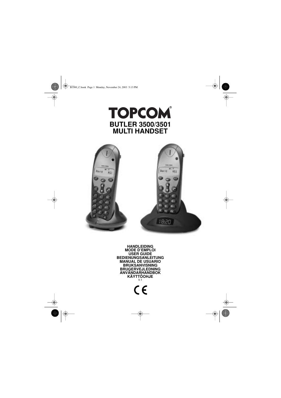 Topcom Butler 3501 User Manual | 120 pages