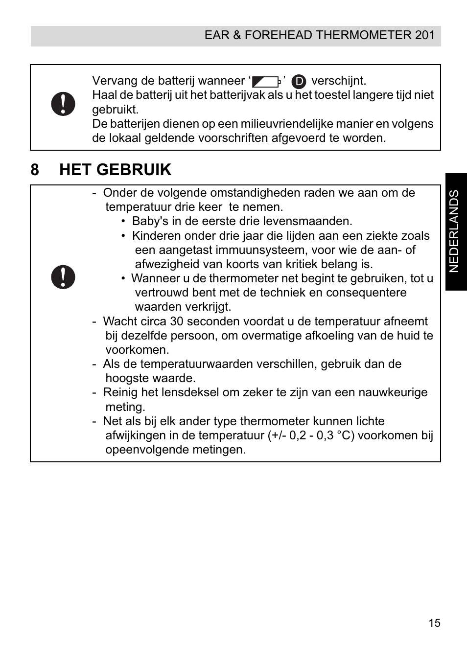 8het gebruik | Topcom CE0123 User Manual | Page 15 / 156