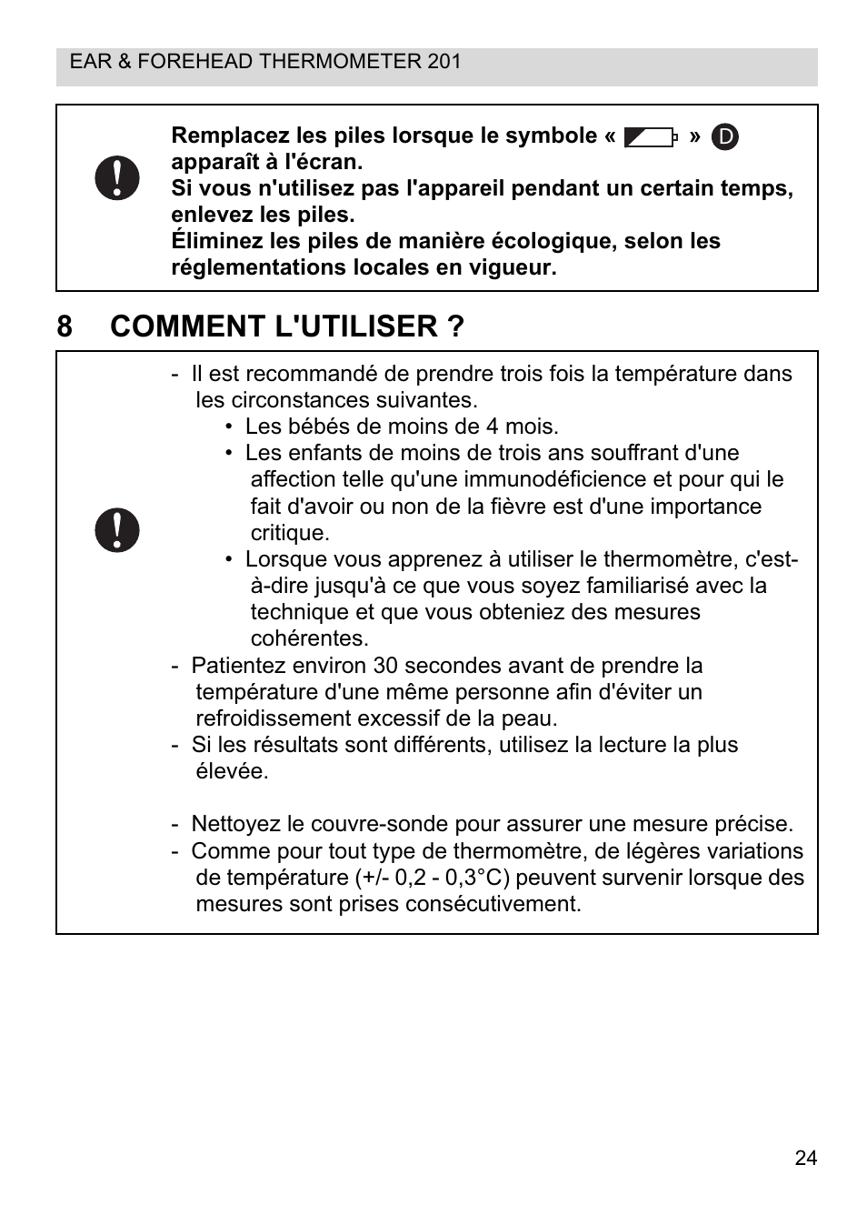 8comment l'utiliser | Topcom CE0123 User Manual | Page 24 / 156