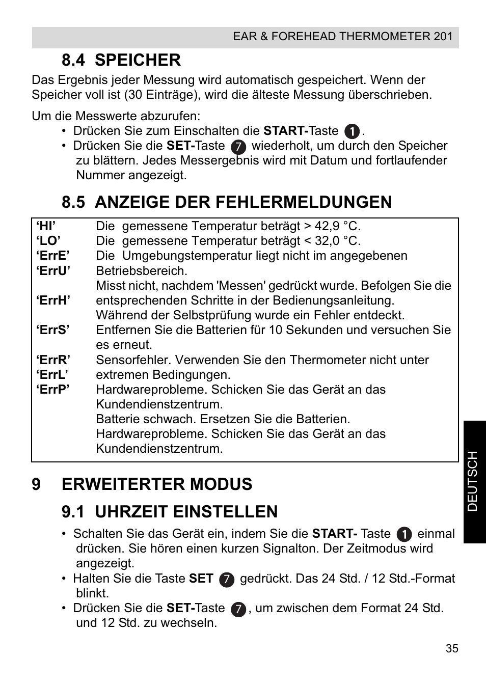 4 speicher | Topcom CE0123 User Manual | Page 35 / 156