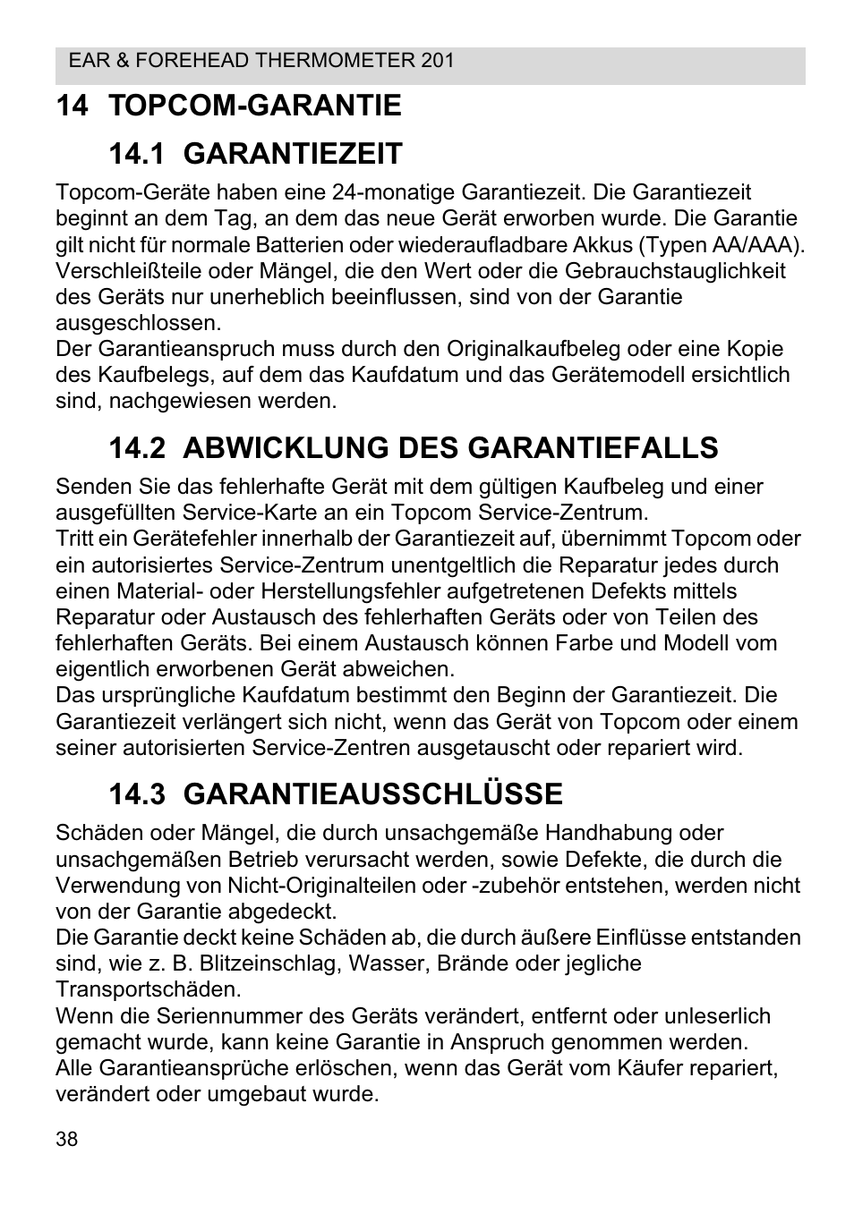 Topcom CE0123 User Manual | Page 38 / 156