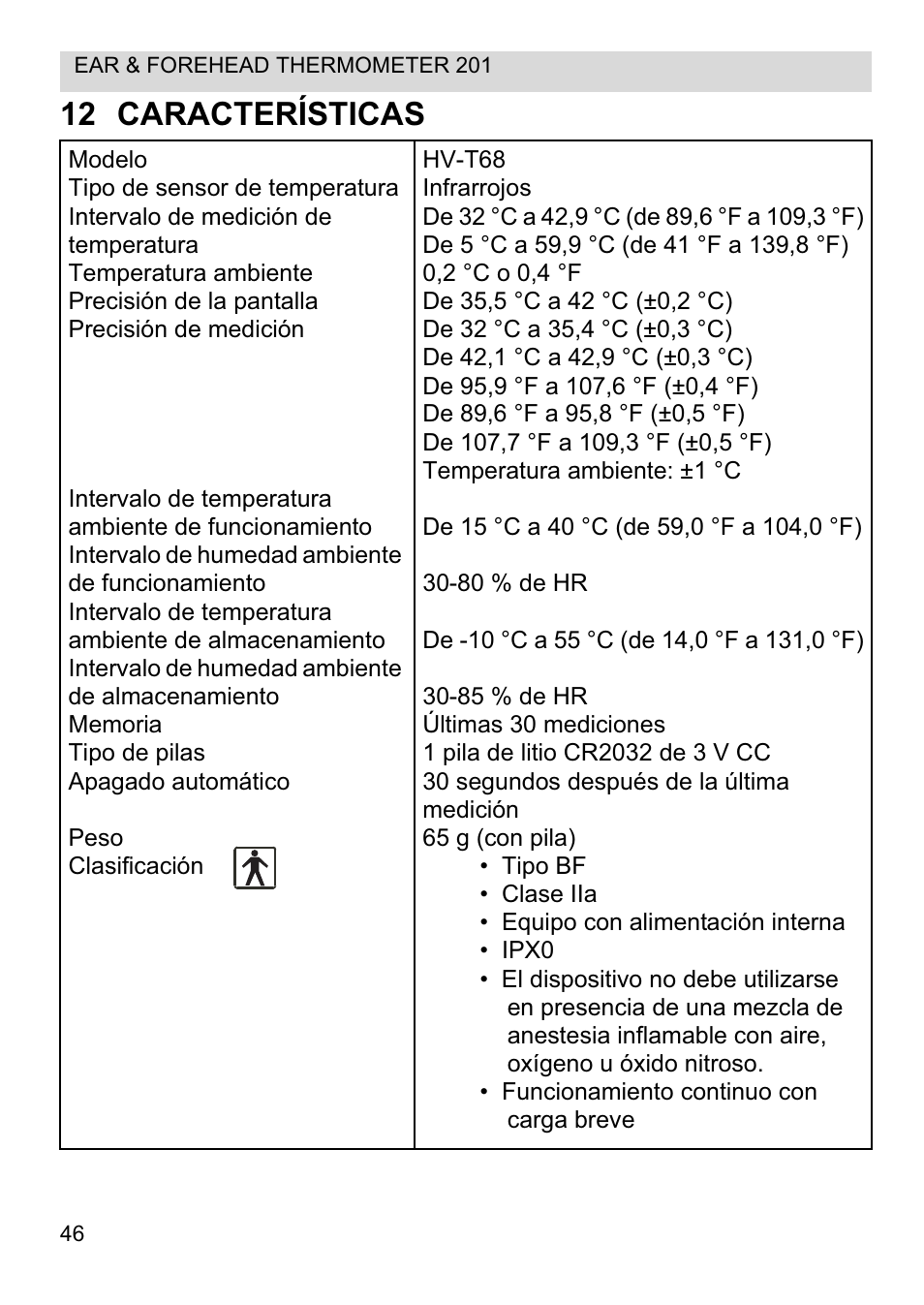 12 características | Topcom CE0123 User Manual | Page 46 / 156