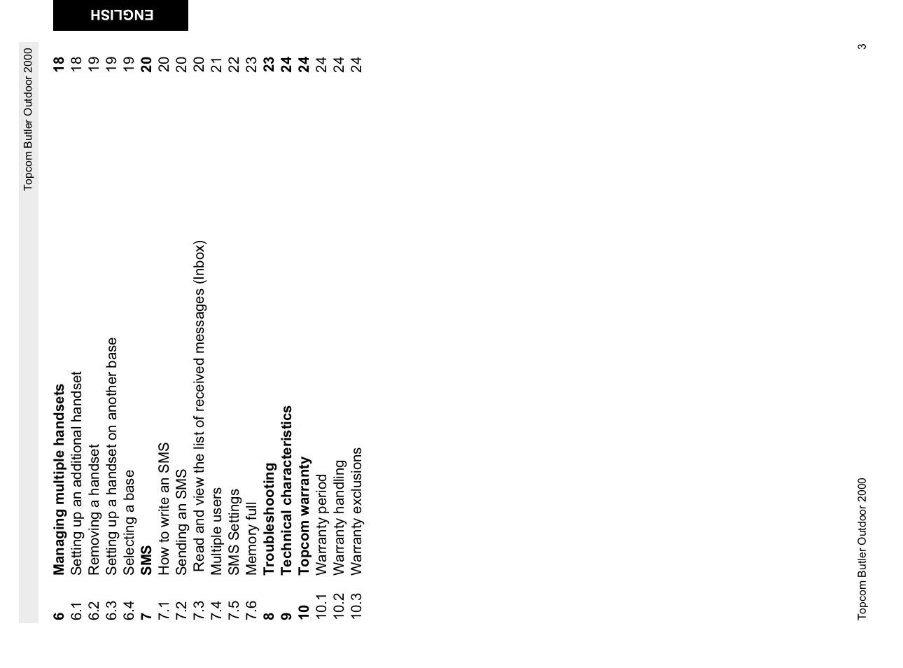 Topcom Butler 1.1 User Manual | Page 3 / 28