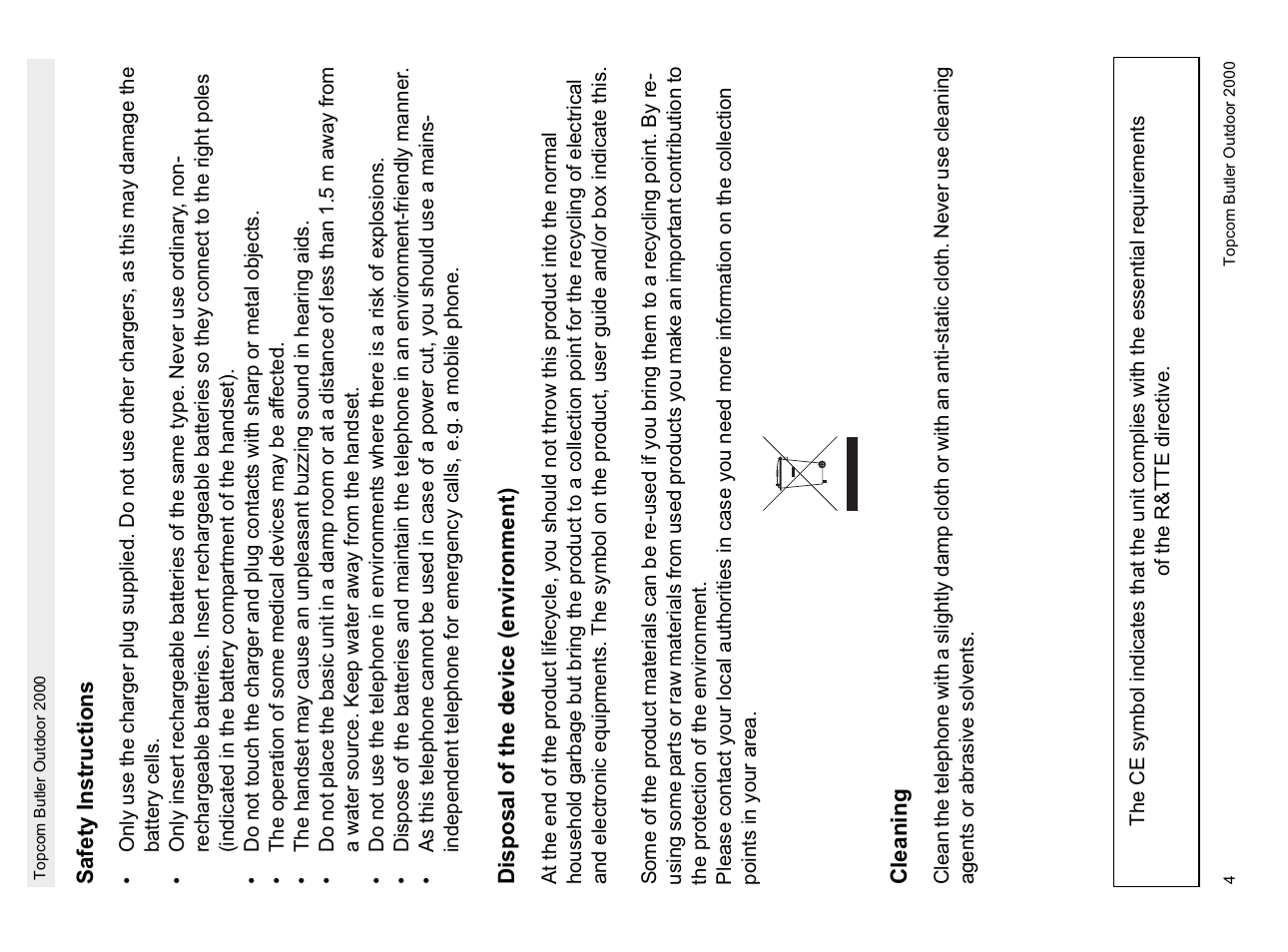 Topcom Butler 1.1 User Manual | Page 4 / 28