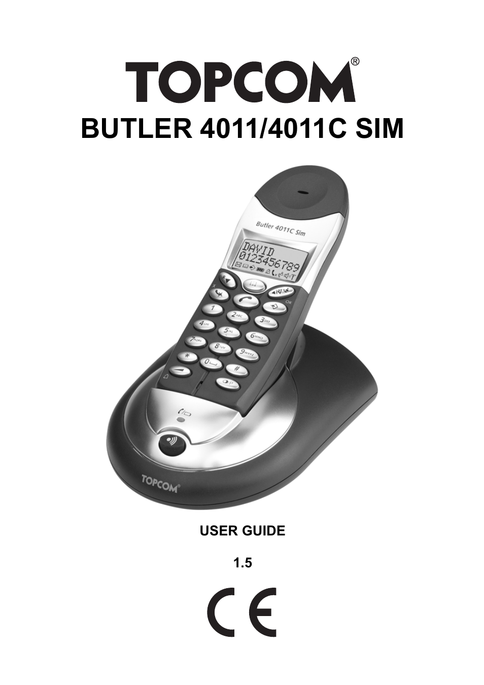 Topcom 4011C SIM User Manual | 36 pages