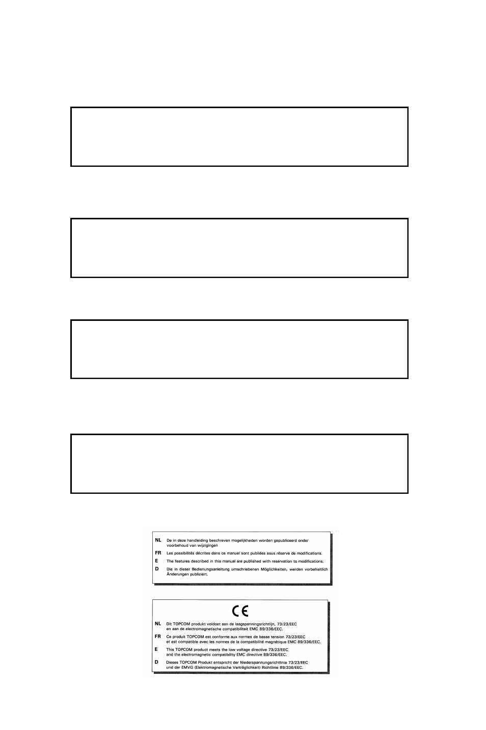 Topcom BUTLER 132 User Manual | Page 2 / 39