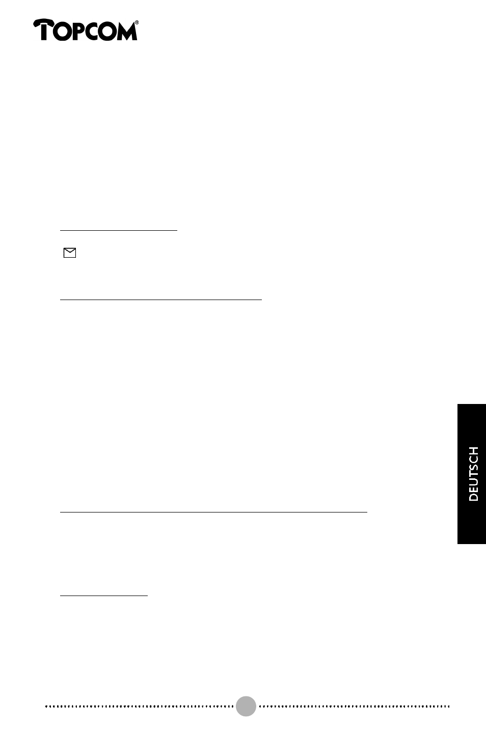 Topcom BUTLER 132 User Manual | Page 37 / 39