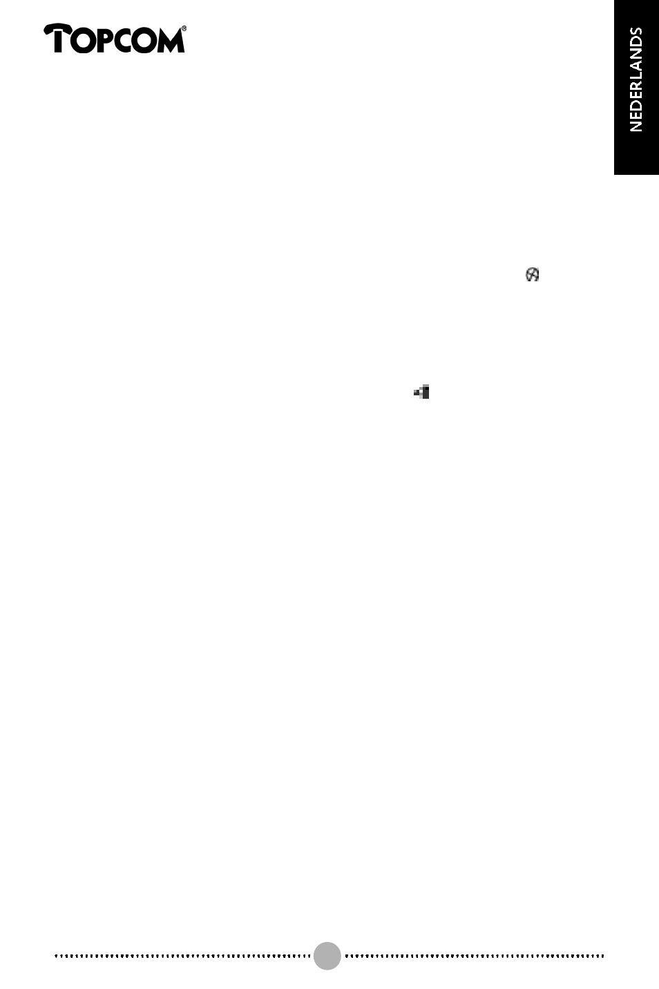 Topcom BUTLER 132 User Manual | Page 7 / 39