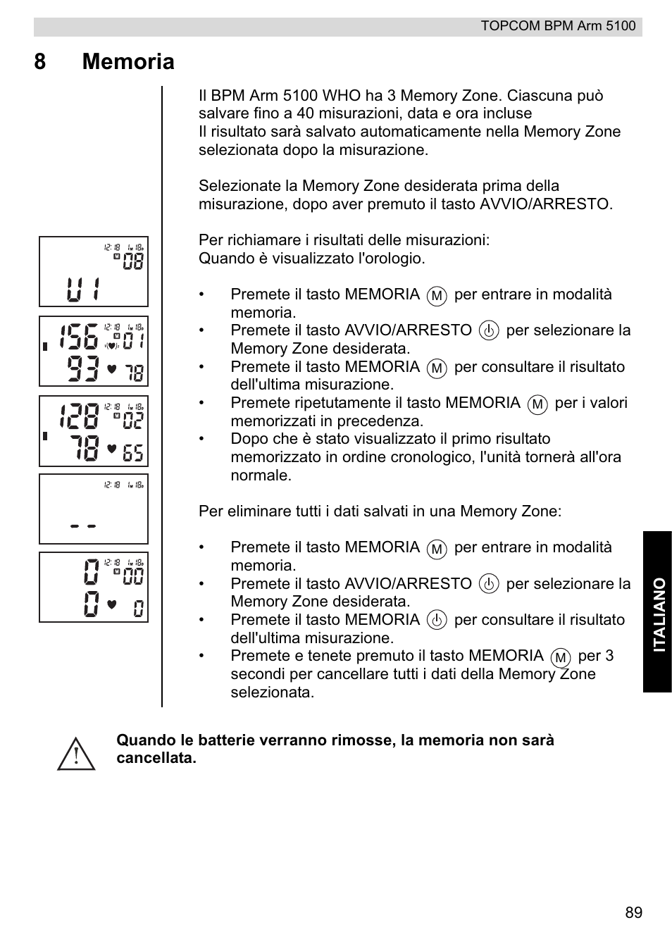 Topcom BPM ARM 5100 WHO User Manual | Page 89 / 160