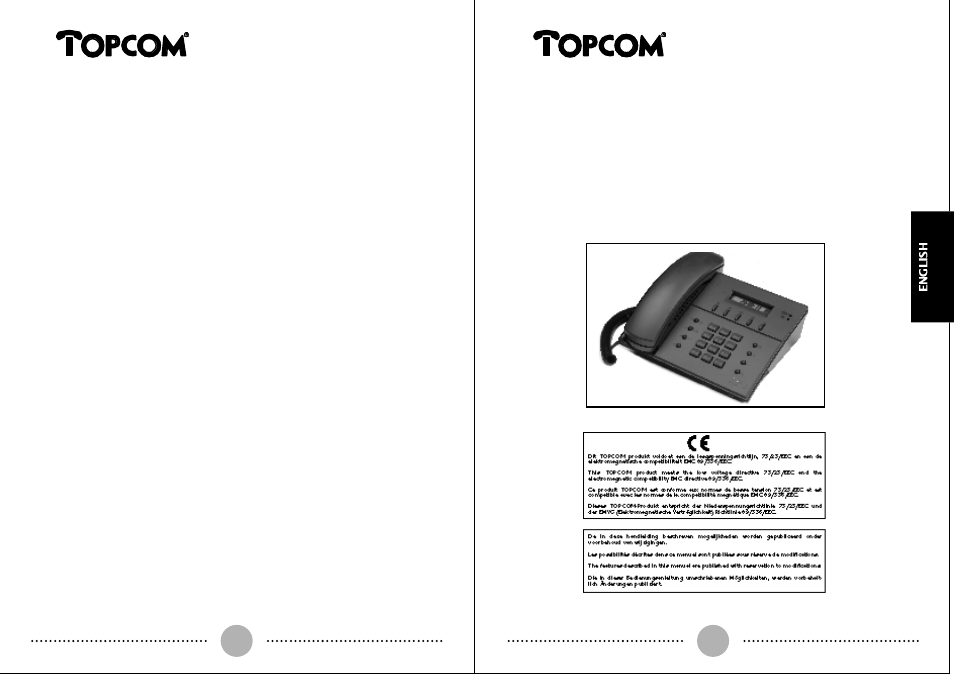 Deskmaster 125 | Topcom DESKMASTER 125 User Manual | Page 18 / 34