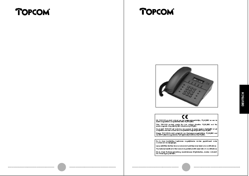Deskmaster 125, Warranty | Topcom DESKMASTER 125 User Manual | Page 26 / 34