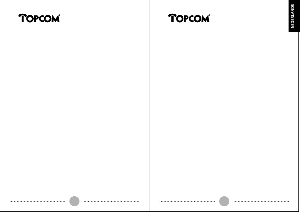 Deskmaster 125, Aansluiting, Werking telefoon | Topcom DESKMASTER 125 User Manual | Page 3 / 34