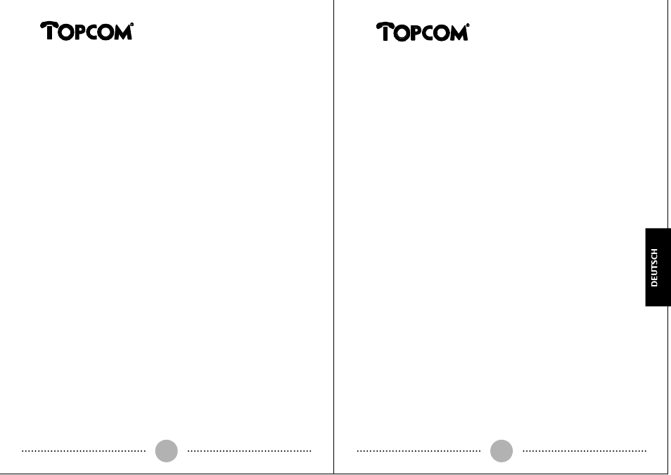 Deskmaster 125 | Topcom DESKMASTER 125 User Manual | Page 30 / 34