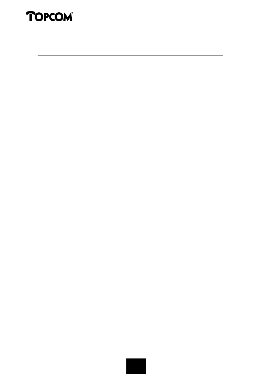 Topcom CALLMASTER 250 User Manual | Page 31 / 62