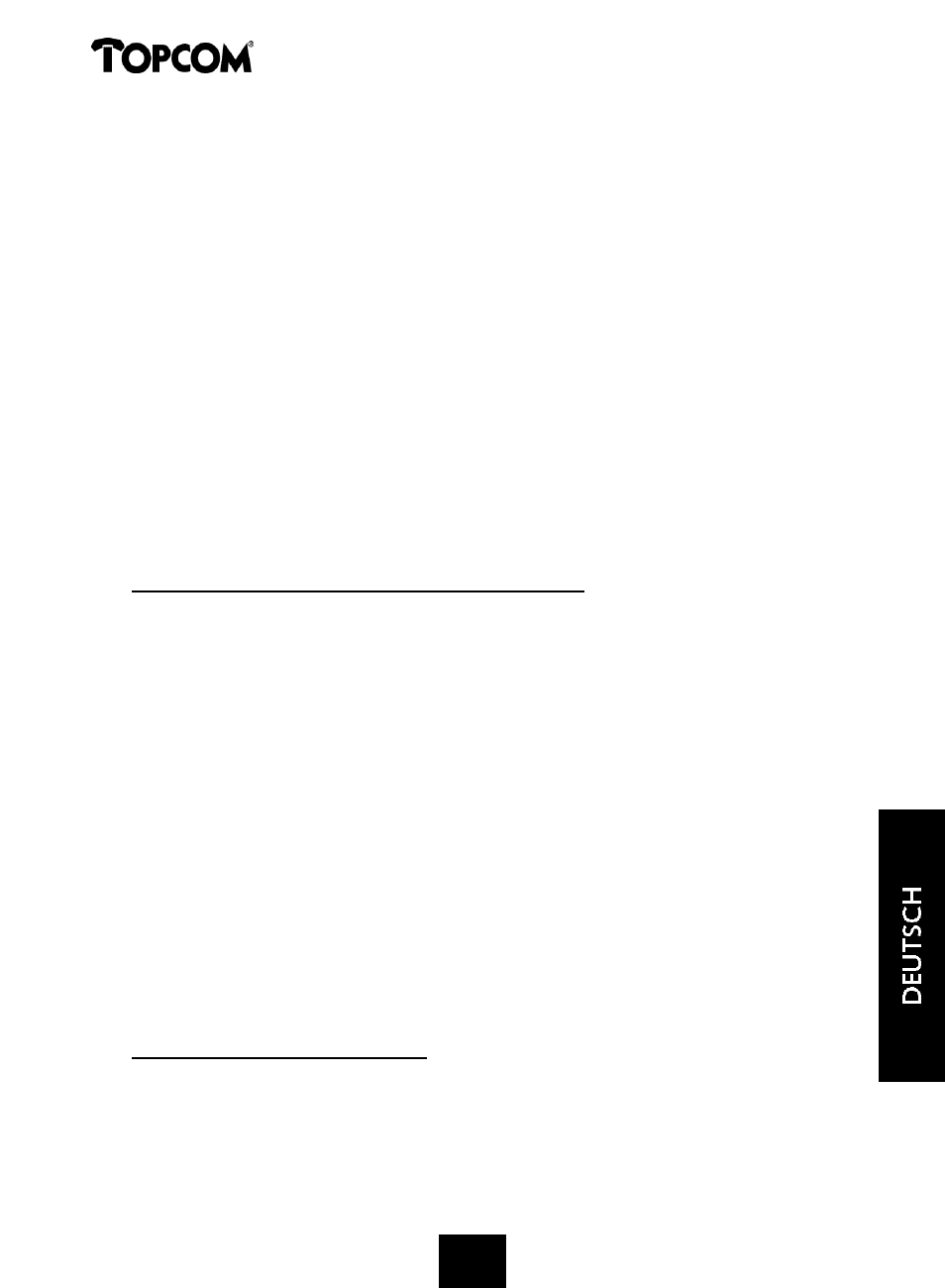 Topcom CALLMASTER 250 User Manual | Page 56 / 62