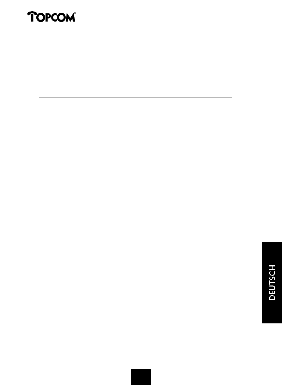 Topcom CALLMASTER 250 User Manual | Page 60 / 62