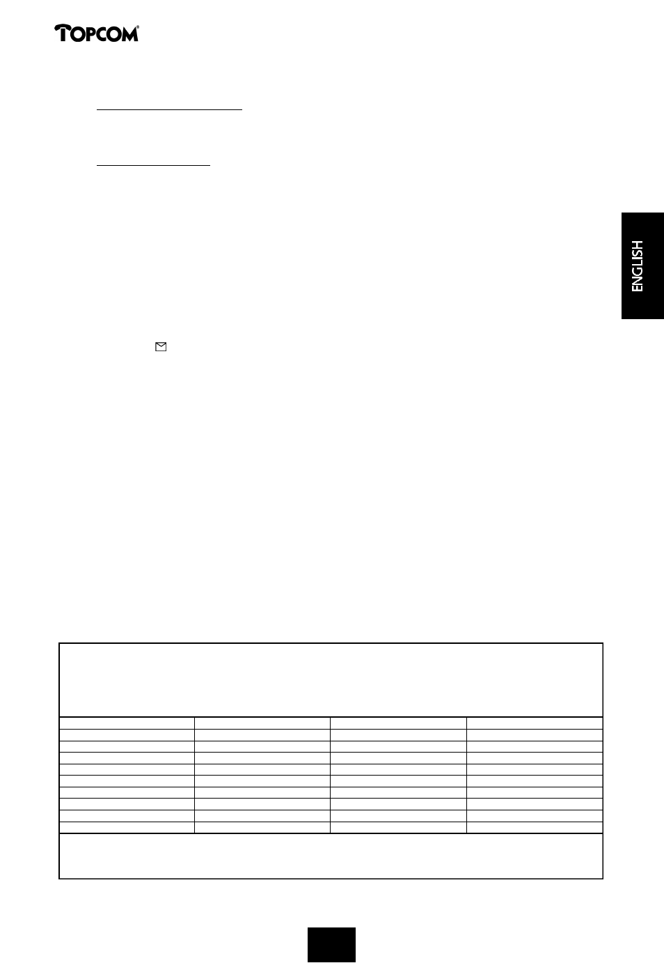 Deskmaster 122 | Topcom DESKMASTER 122+ User Manual | Page 11 / 31