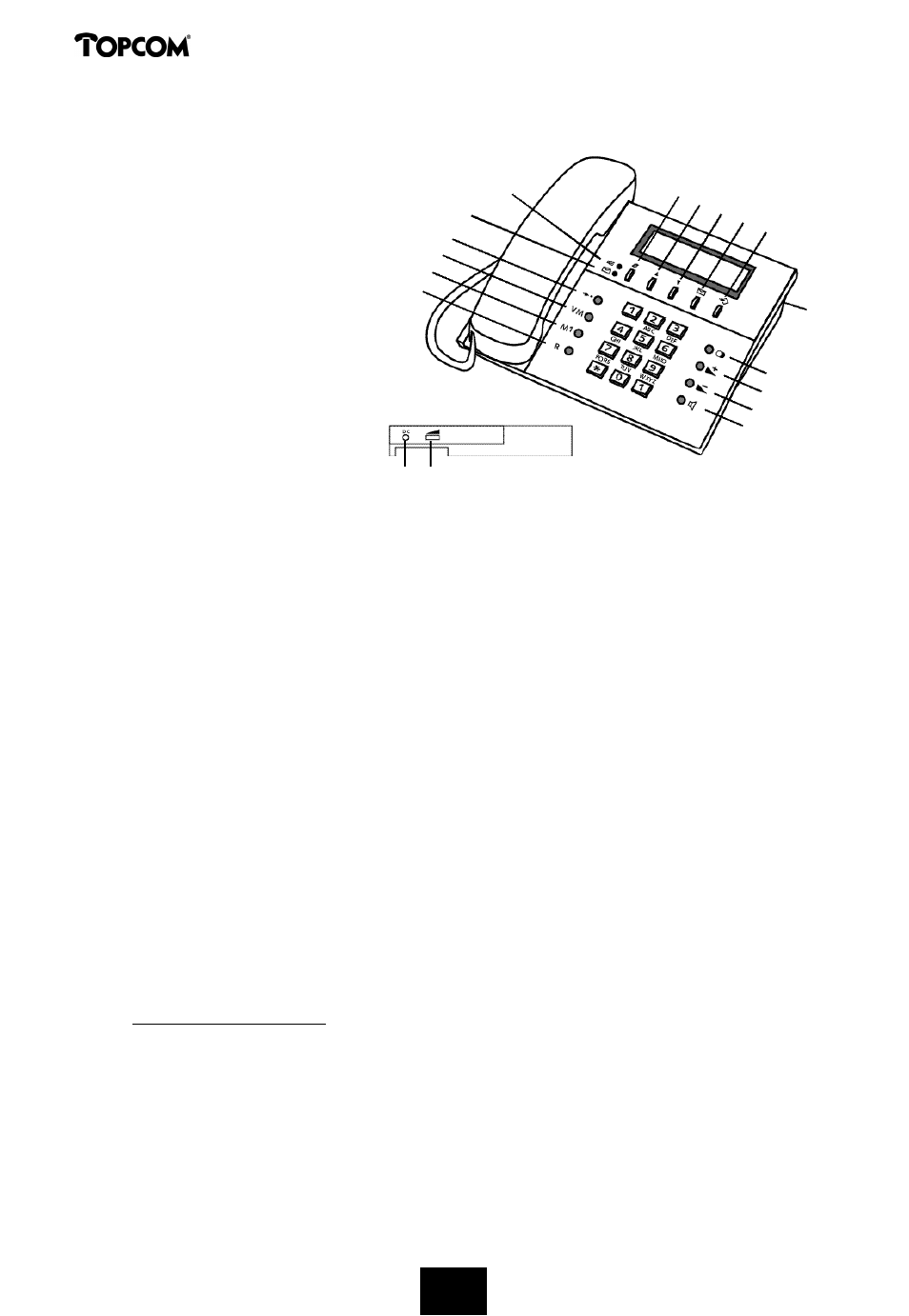 Deskmaster 122 | Topcom DESKMASTER 122+ User Manual | Page 12 / 31