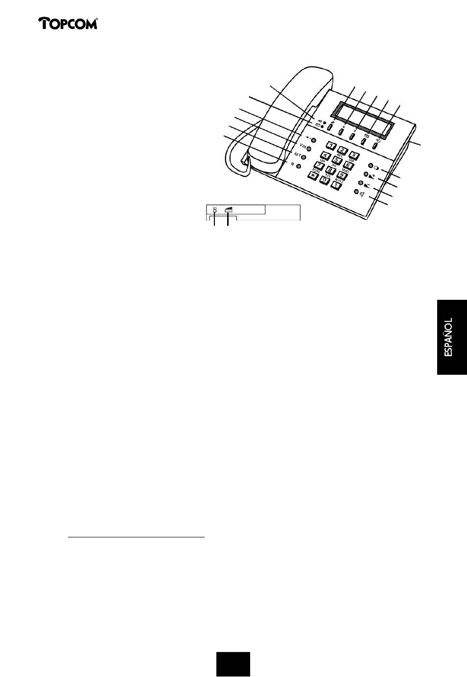 Deskmaster 122 | Topcom DESKMASTER 122+ User Manual | Page 15 / 31